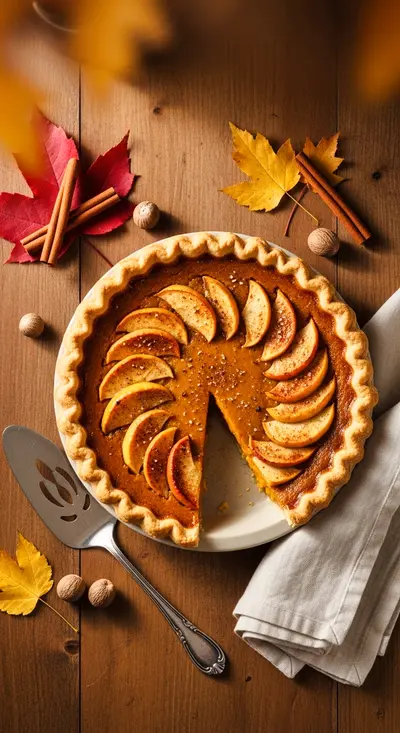 Autumn Pumpkin-Apple Pie Recipe