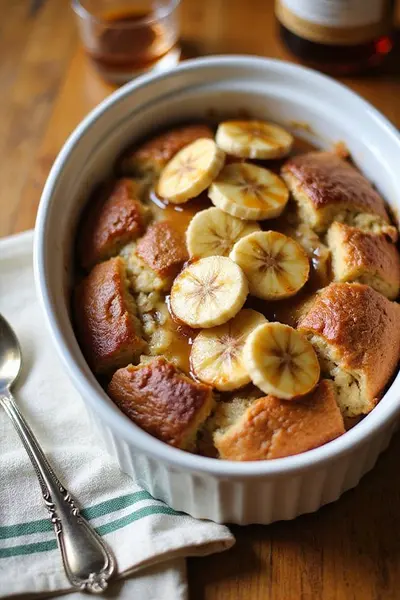 Boozy Banana Bread Pudding Recipe Irish Cream Magic