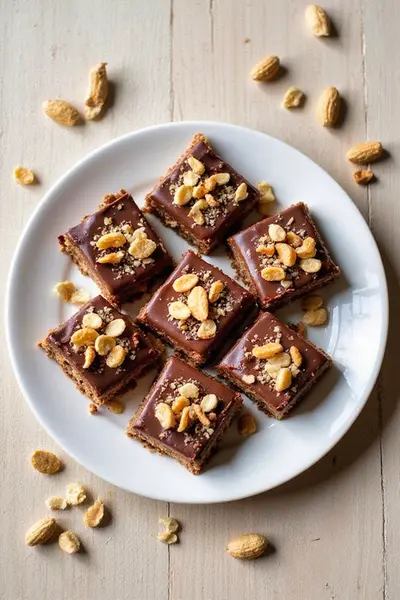 Chocolate Peanut Crispy Squares Recipe