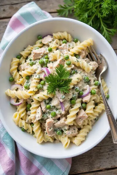 Creamy Picnic-Perfect Tuna Pasta Salad Recipe