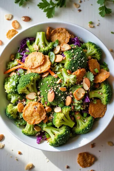 Fresh Asian-Style Broccoli Crunch Salad Recipe