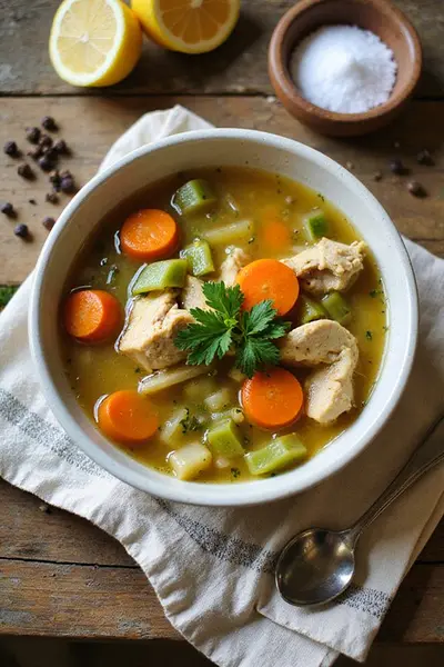 Grandma's Hearty Chicken Soup Recipe From Scratch