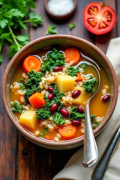 Hearty Garden Vegetable Soup Recipe From Scratch
