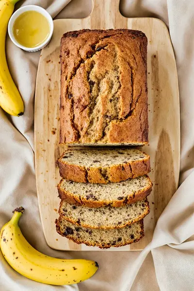 Moist & Sweet Homemade Banana Bread Recipe