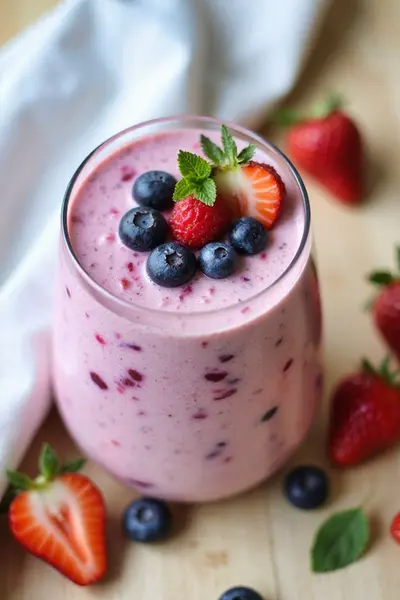 Sweet & Creamy Mixed Berry Smoothie Recipe