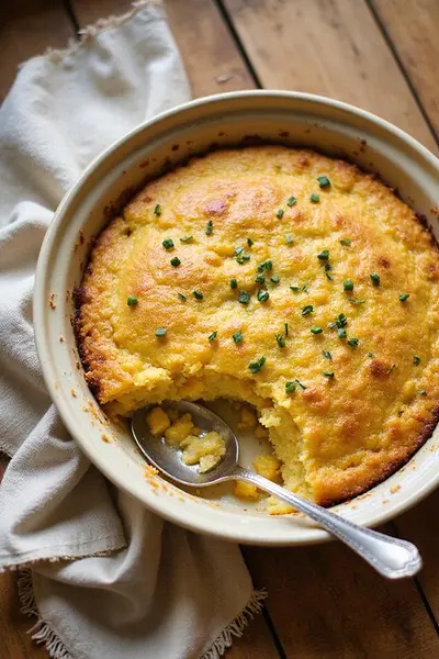Sweet & Creamy Southern Cornbread Casserole Recipe