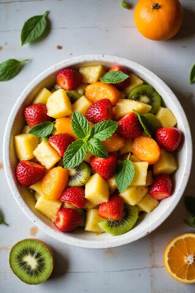 Sweet & Tangy Fresh Fruit Salad Recipe