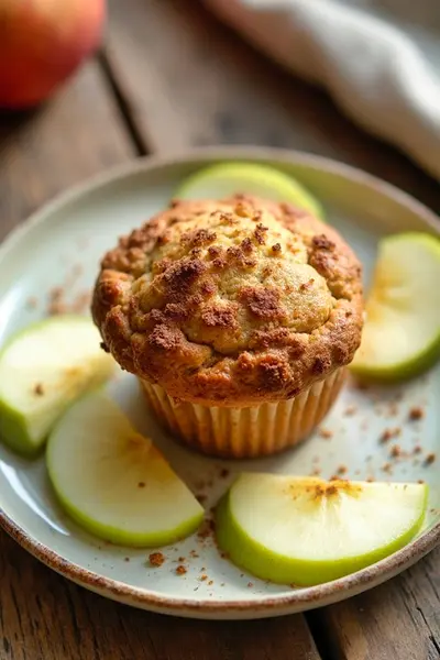 Warm Cinnamon-Studded Apple Muffin Recipe